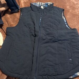 Women's Navy Quilted Vest